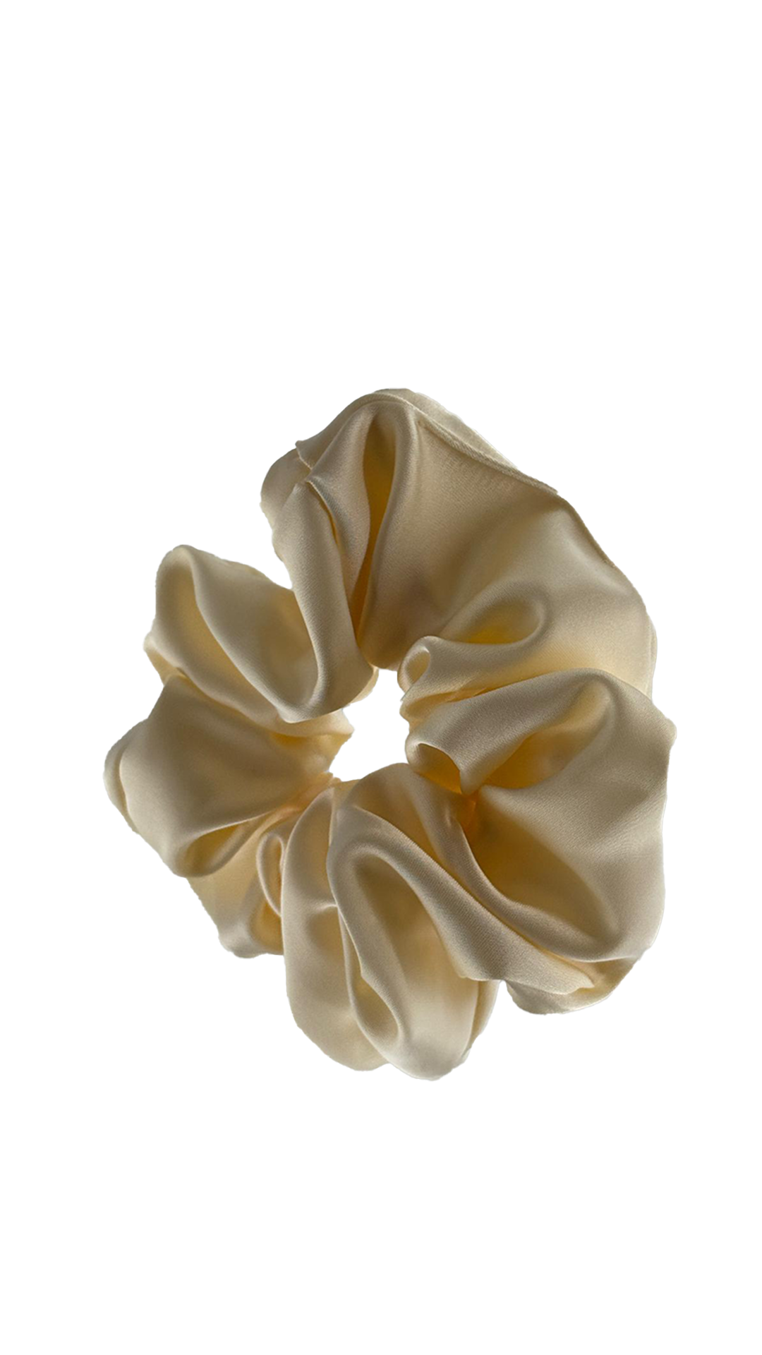 Satin Gold Scrunchies 3-piece