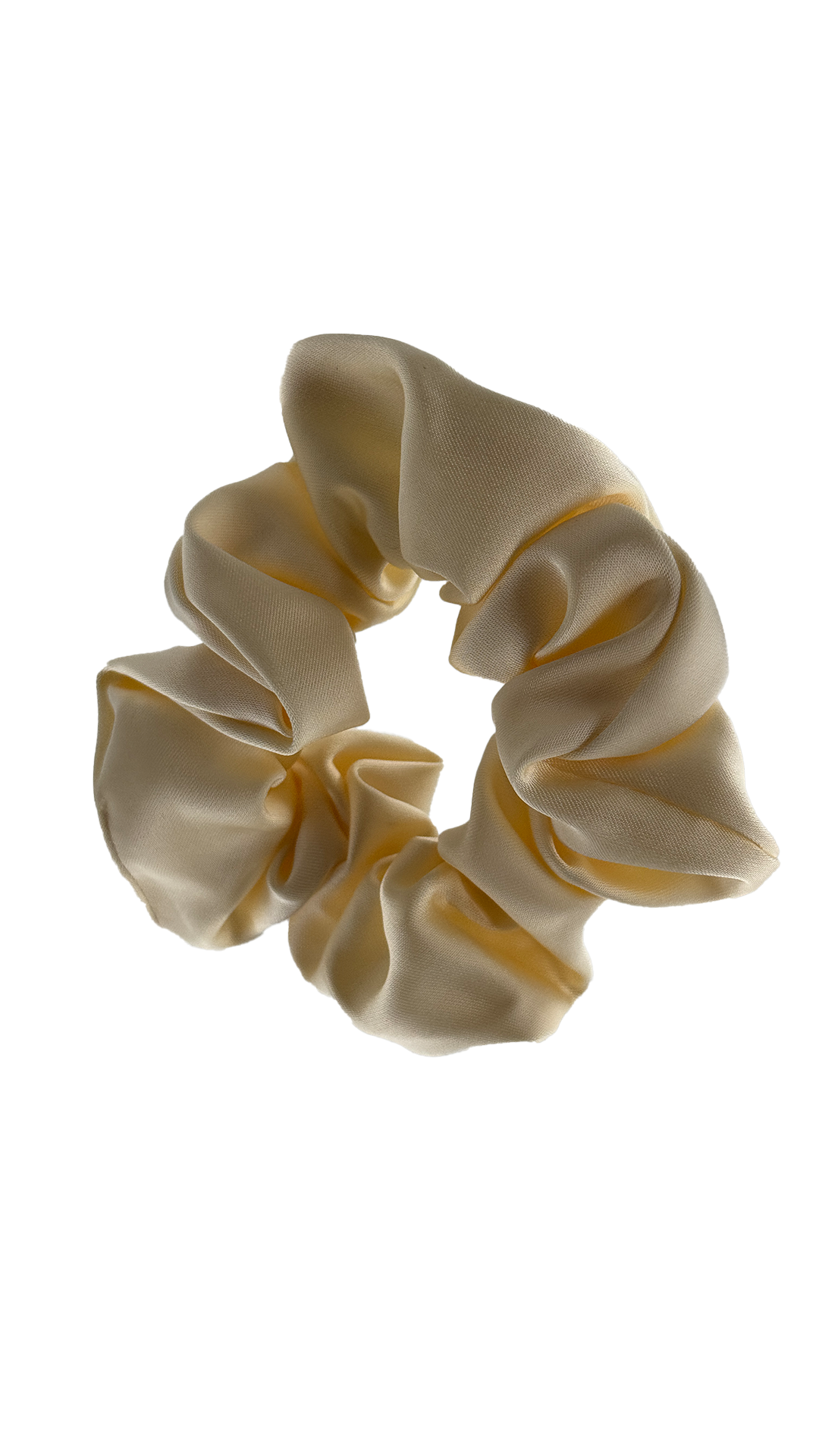 Satin Gold Scrunchies 3-piece